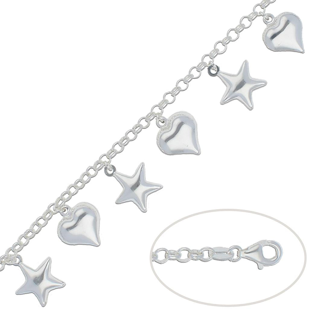 Pulsera Estrellas y Corazones
