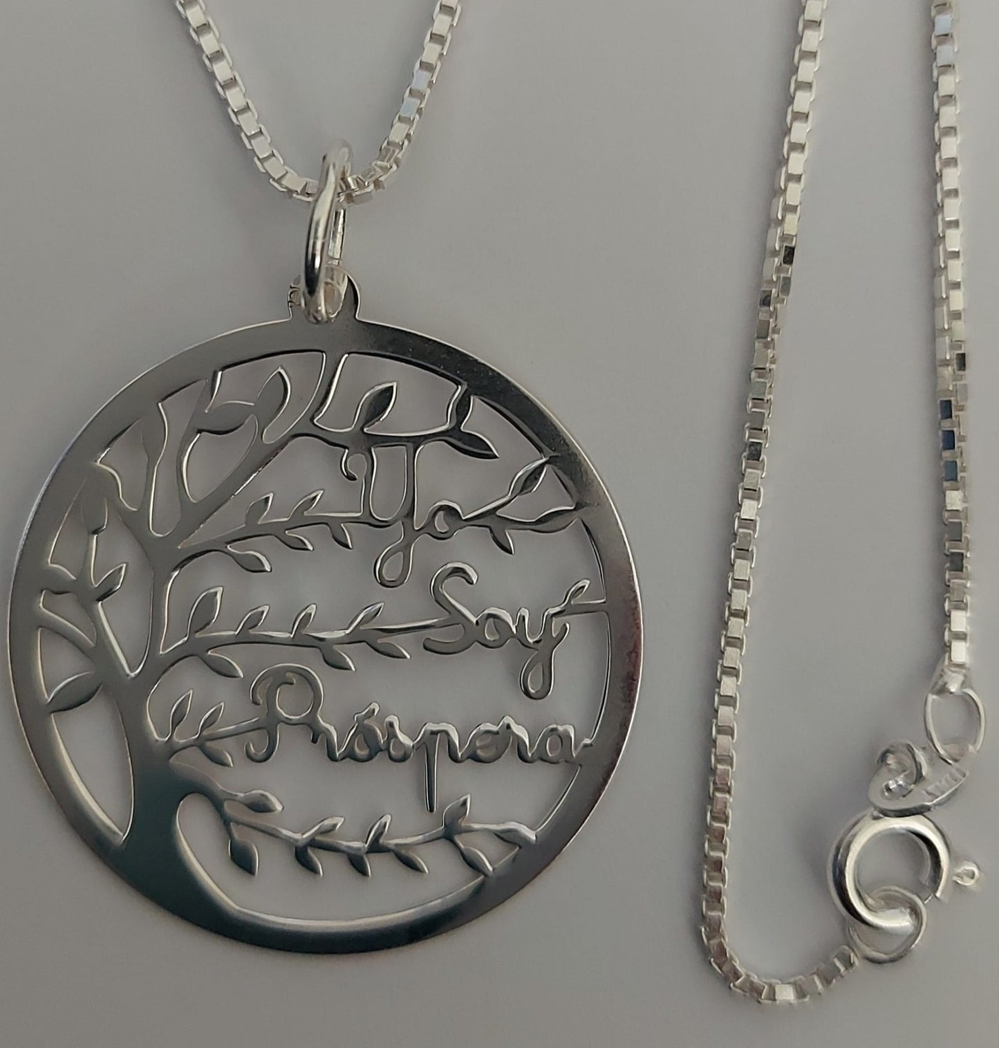 Gargantilla y Colgante del Árbol de la Vida Yo Soy Próspera.